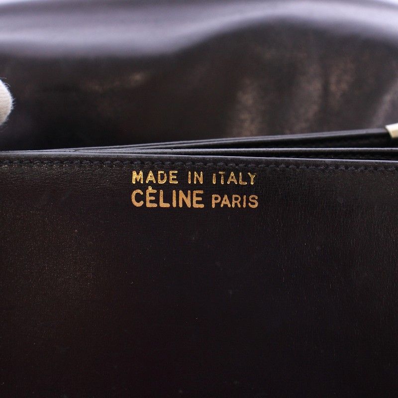 【CELINE】セール トリオンフ Cuir ショルダーバッグ レザー 997fcdcb8bd834cde6365e739a7976