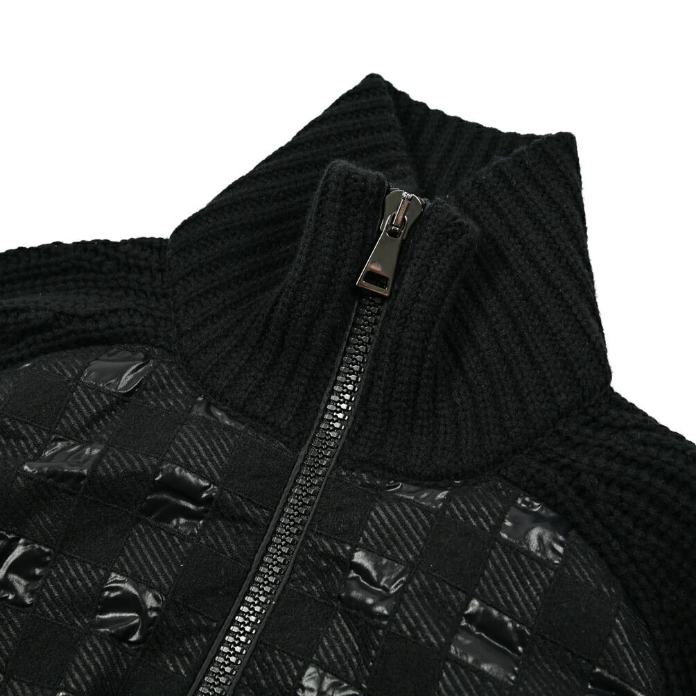 MONCLER モンクレール / ニットブルゾン 異素材コンビ ジップ