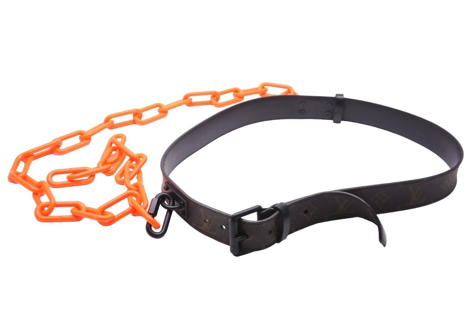 ルイヴィトン サンチュールシグネチャーモノグラムベルト✨オレンジ