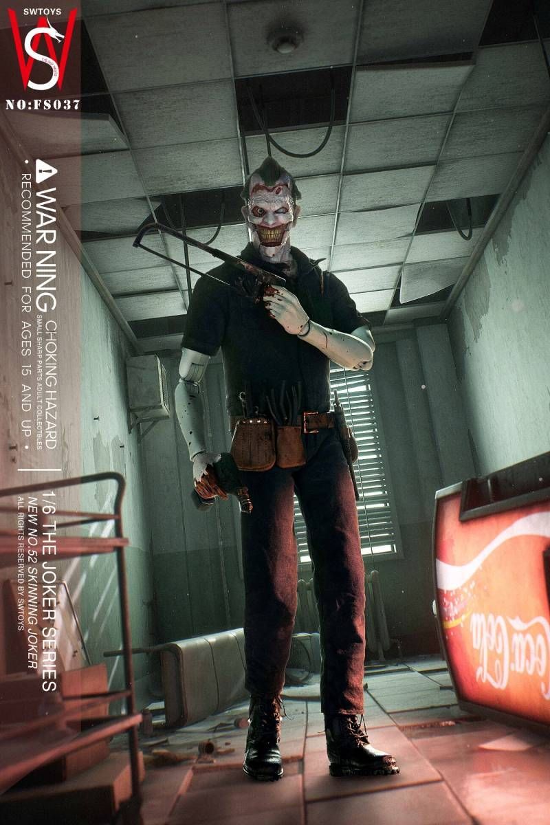 SWTOYS 1/6 スキニング ジョーカー FS037 N52 Skinning Joker