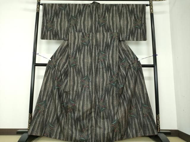 平和屋着物○本場大島紬 7マルキ 草花文 正絹 逸品 DAAS3879ps - メルカリ