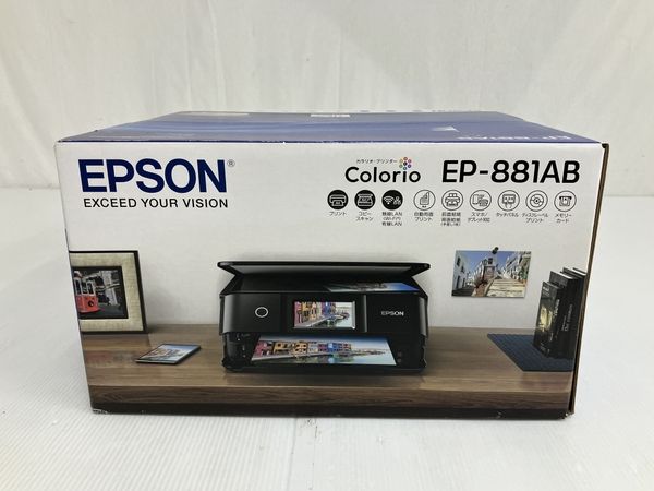 EPSON カラリオ EP-881AB インクジェット複合機 中古 T4519124 EP