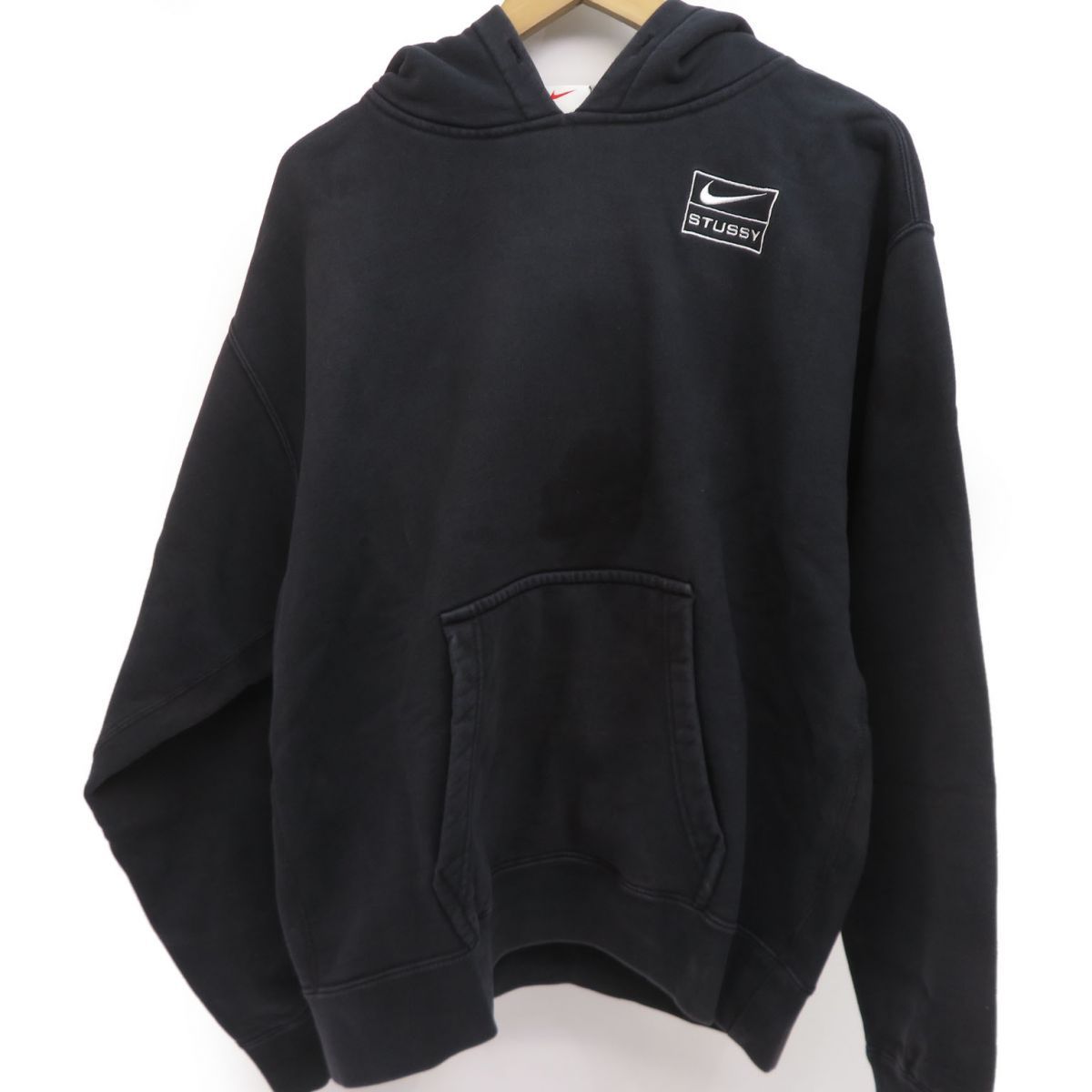 NIKE × STUSSY ナイキ ステューシー NRG WASHED HOODIE プルオーバーパーカー DN4028-010 XSサイズ ブラック  ※現状品 - メルカリ