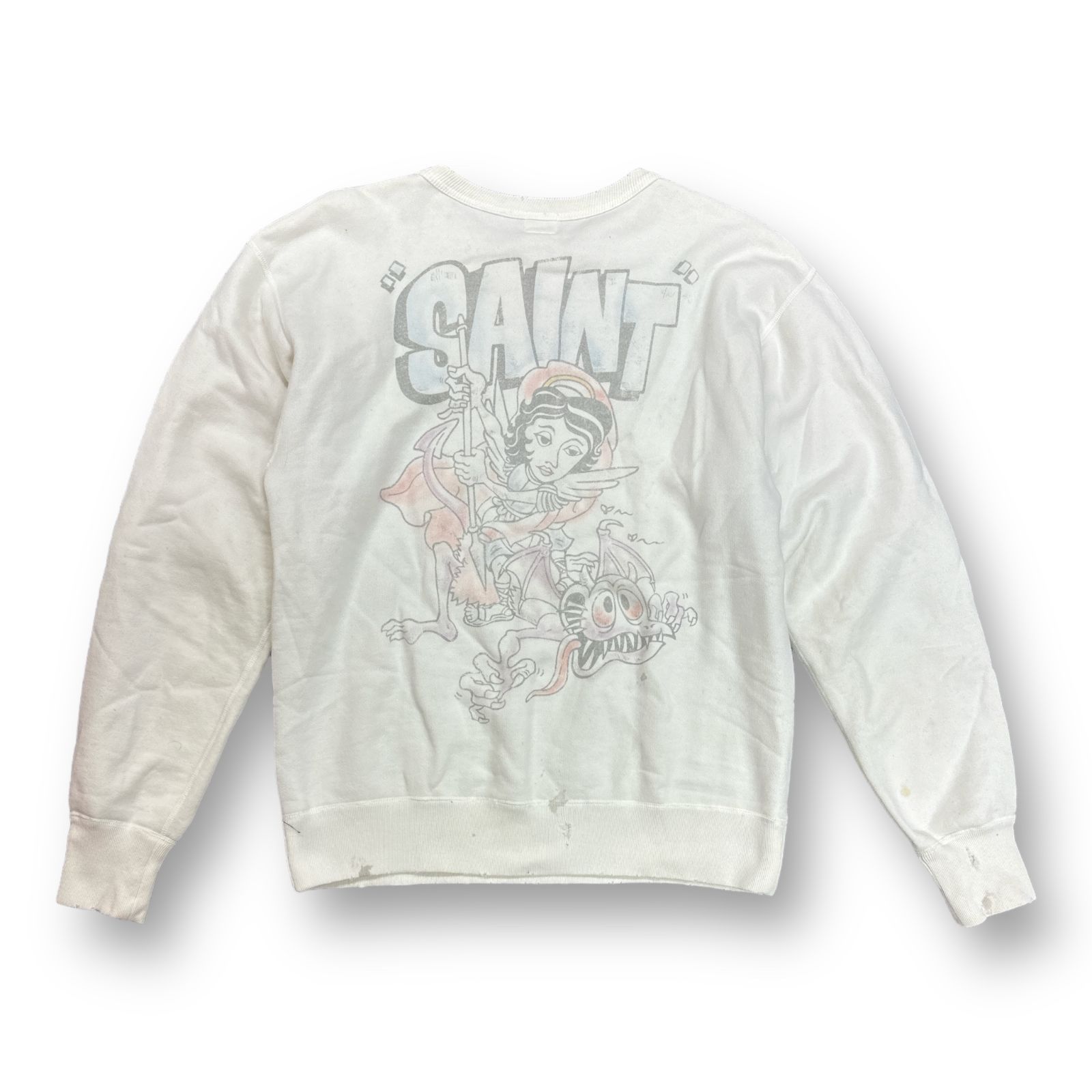 SAINT MICHAEL SM-S21-0000-013 / CREW SWEAT SHIRT グラフィック 