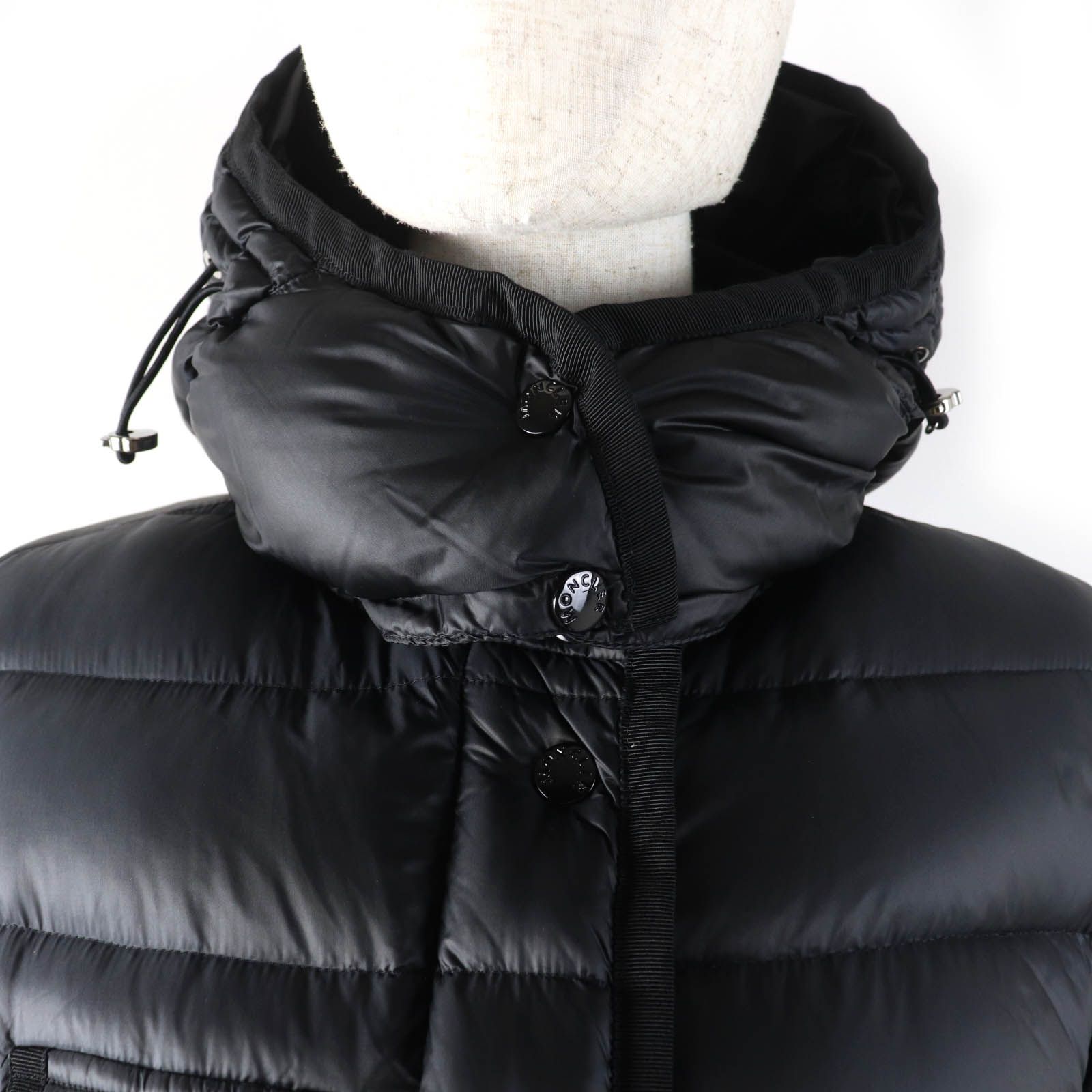 極美品MONCLERモンクレール☆エルミンヌ0黒モンクレールジャパン製