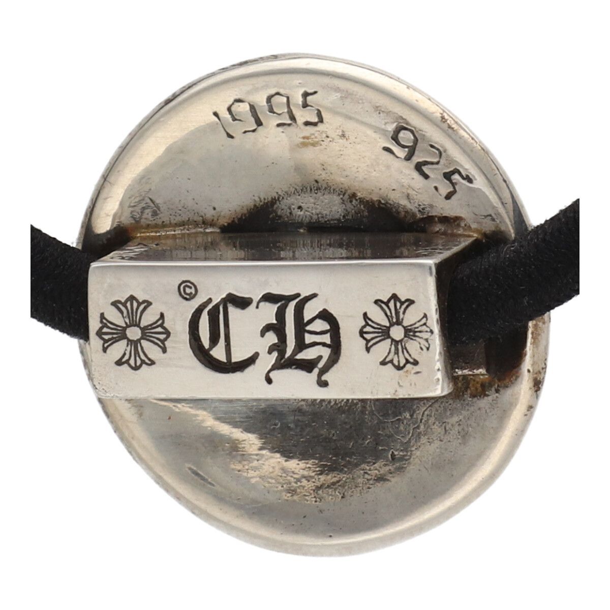 中古】CHROME HEARTS クロムハーツ クロスボール ボタン コンチョ 