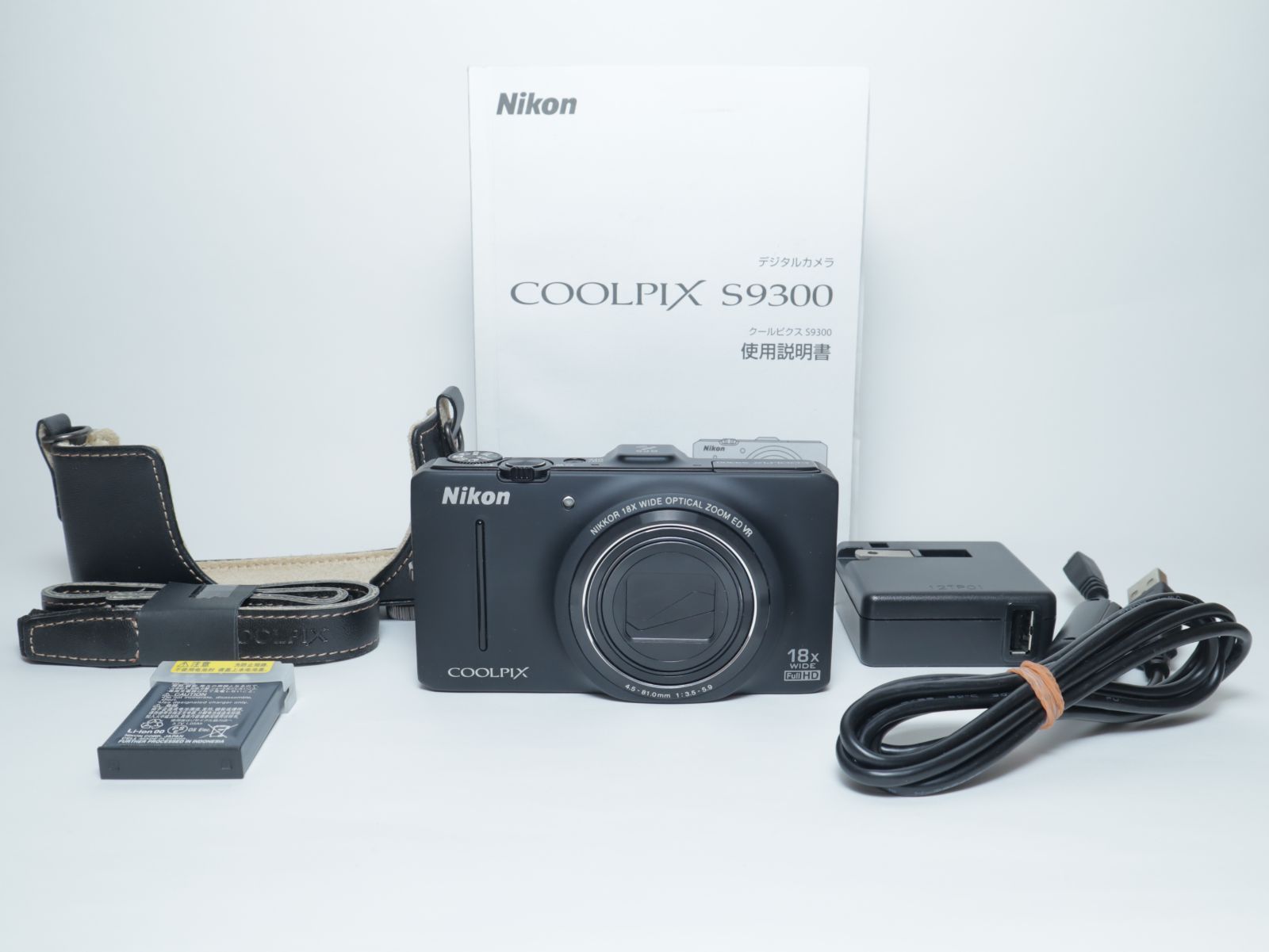 1035□美品□ Nikonニコン Nikon COOLPIX S9300 ノーブルブラック 