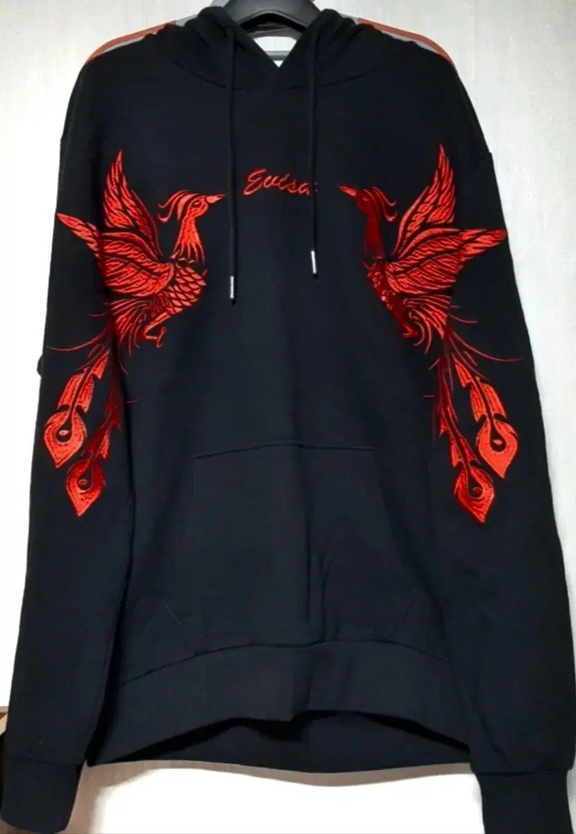 100 ー 110 ） EVISU フェニックス パーカー/パーカー 黒