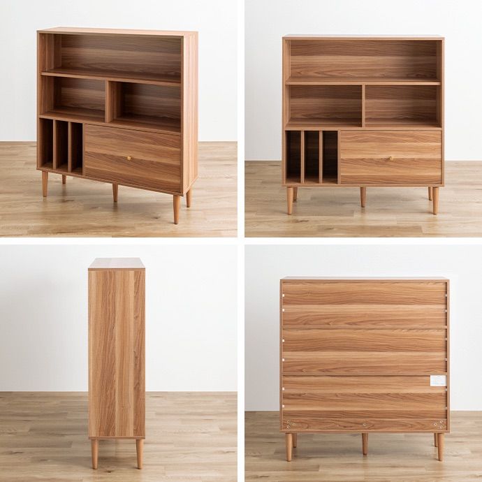 Lykke 引き出し付き本棚