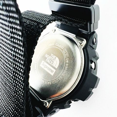 シュプリーム SUPREME ★AA☆ The North Face G-SHOCK Watch Black ザ ノース フェイス ジーショック  ウォッチ デジタル腕時計 ブラック 黒 ②