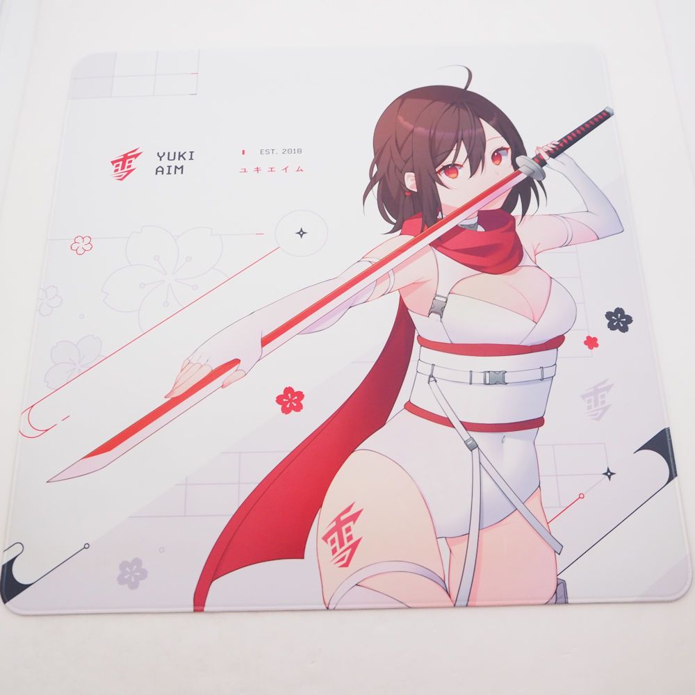 美品 YukiAim ユキエイム Katana LARGE MousepadLimited (White) YUKI23LWHT1 ゲーミング マウスパッド 500×500×3mm Large ラージ HY1168 - メルカリ