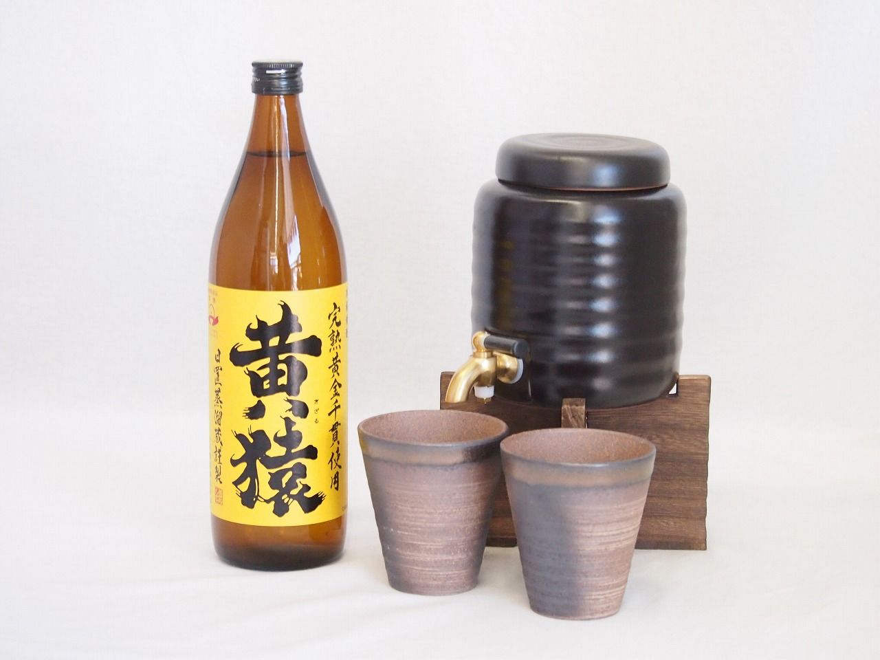 【新品未使用】備前金彩 焼酎サーバー 陶芸作家 安藤嘉規作 Amazon.co.jp: 焼酎サーバー全セット版（陶芸作家 安藤嘉規作