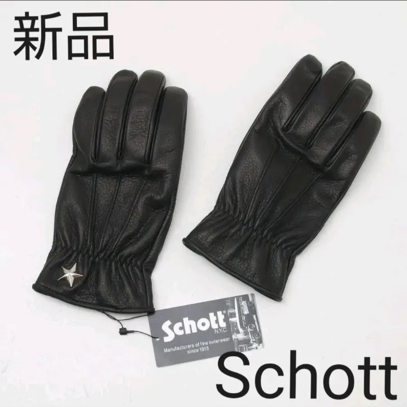 メーカー再生品 革手袋 レザーグローブ schott ecousarecycling.com