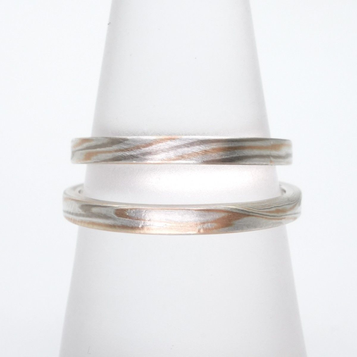 杢目金屋 K18×シルバー リング 杢目金屋（もくめがねや）K18 SILVER 杢