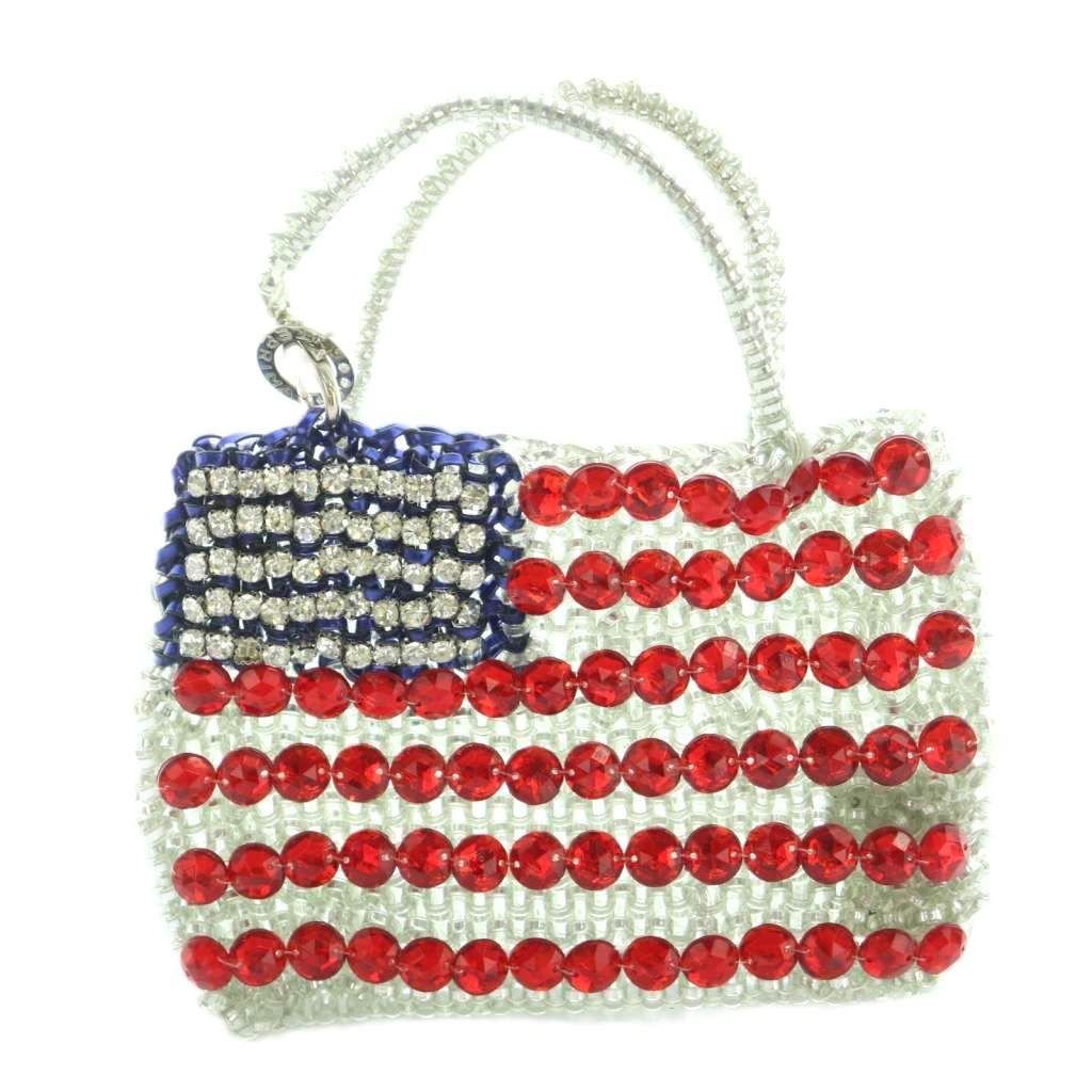 アンテプリマ ANTEPRIMA ハンドバッグ ミニ ワイヤー 星条旗