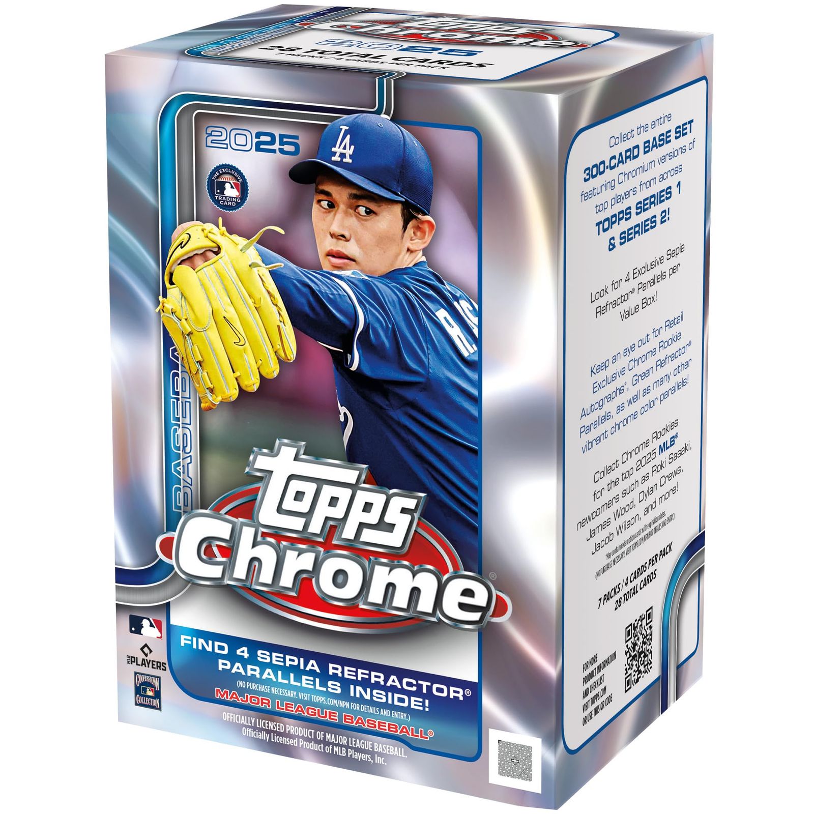佐々木朗希　topps chrome ベースカード 2025 Topps Chrome Baseball VALUE BOX 2025 Topps Chrome