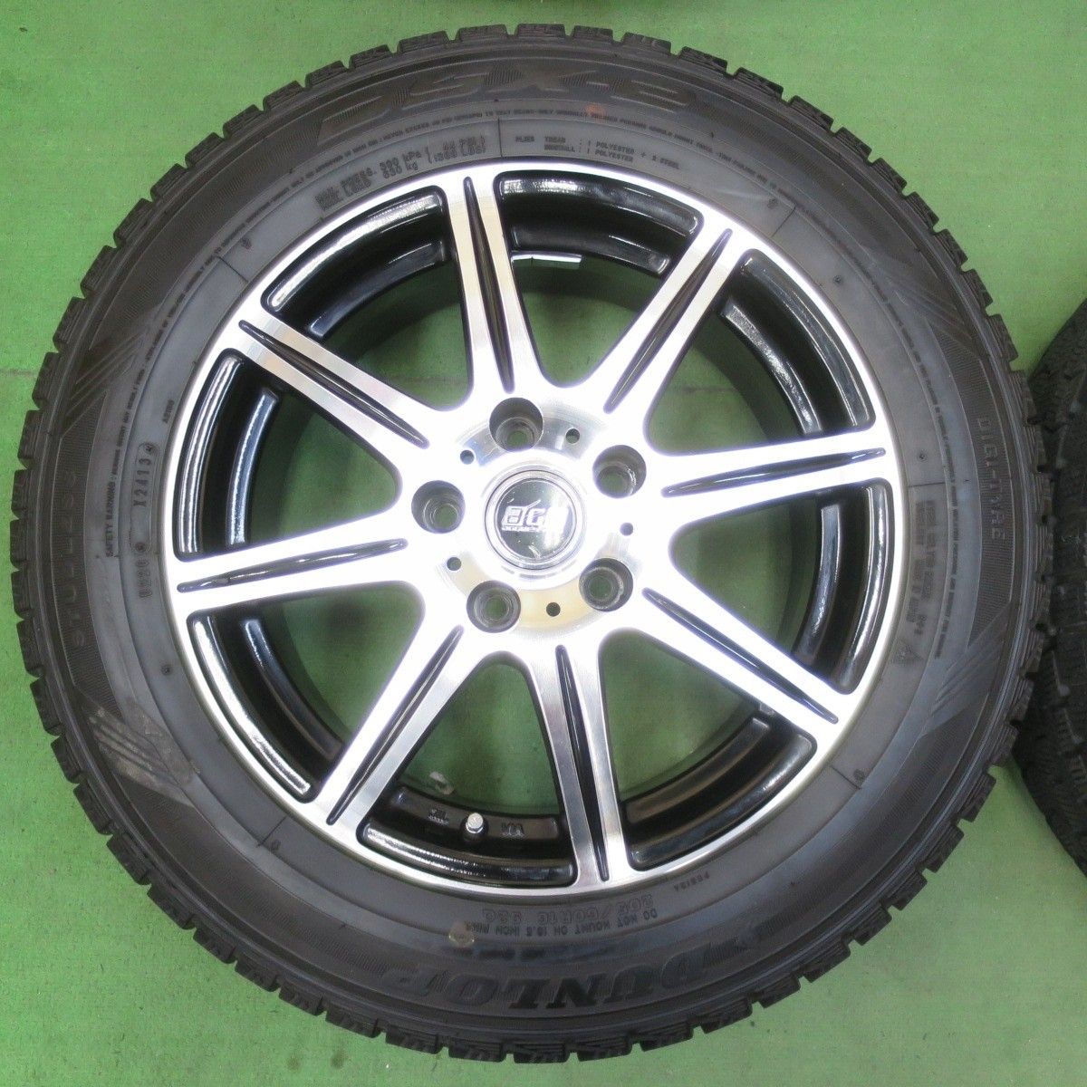 バリ溝！9.5分☆スタッドレス 205/60R16 ダンロップ DSX-2 AGR 