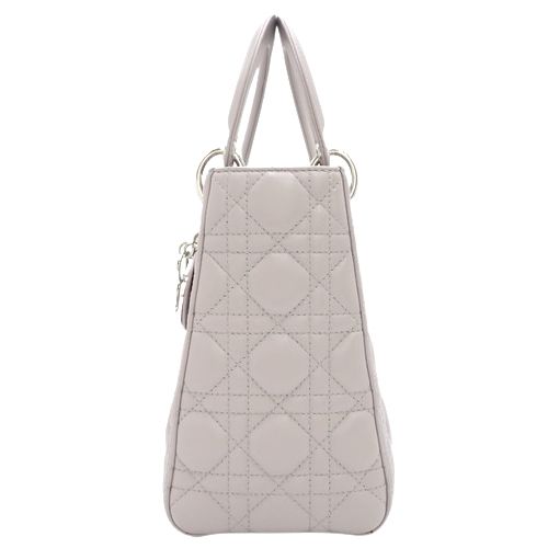 クリスチャンディオール 2WAYバッグ レディディオール カナージュ ブラック レザー Christian Dior | ハンドバッグ ショルダーバッグ 肩掛け レディース ファッション 黒 ゴールド金具 女性 鞄 ブランド Bランク