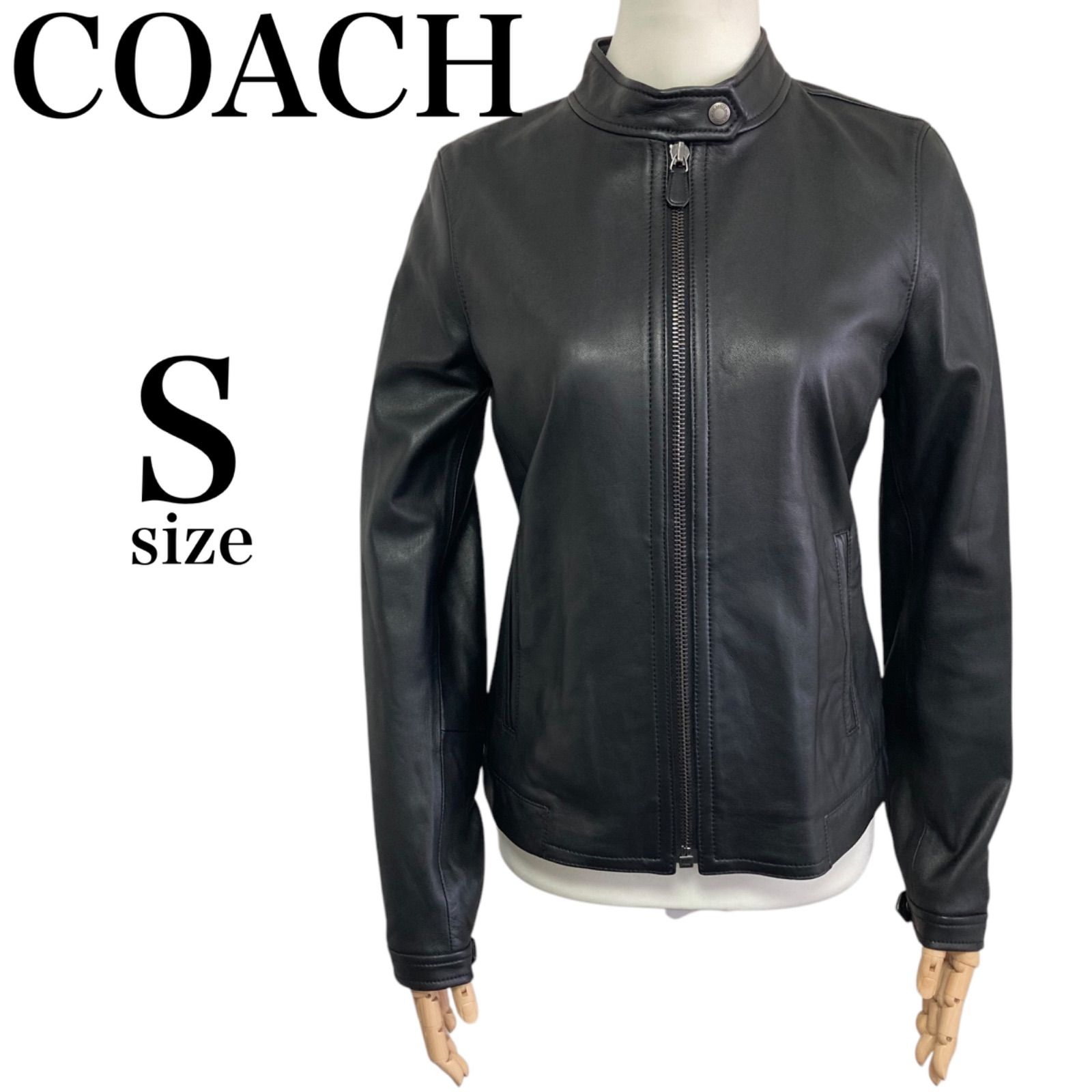 COACH/ライダースジャケット レザージャケットレディース