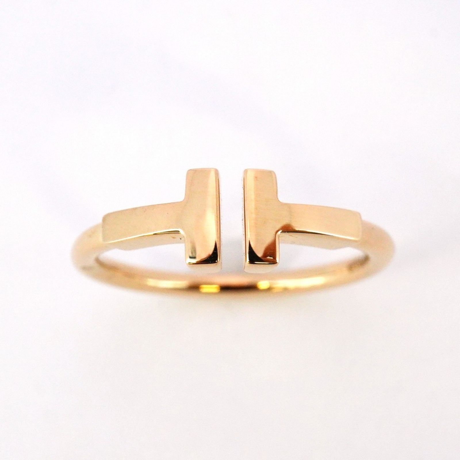 ティファニー Tiffany ティファニー リング Tワイヤー 18KPG ピンクゴールド 11号レディース