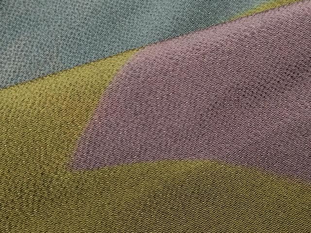 平和屋着物＃道行コート 吉祥文 鬼しぼ縮緬 正絹 逸品 CAAT5894id 平和