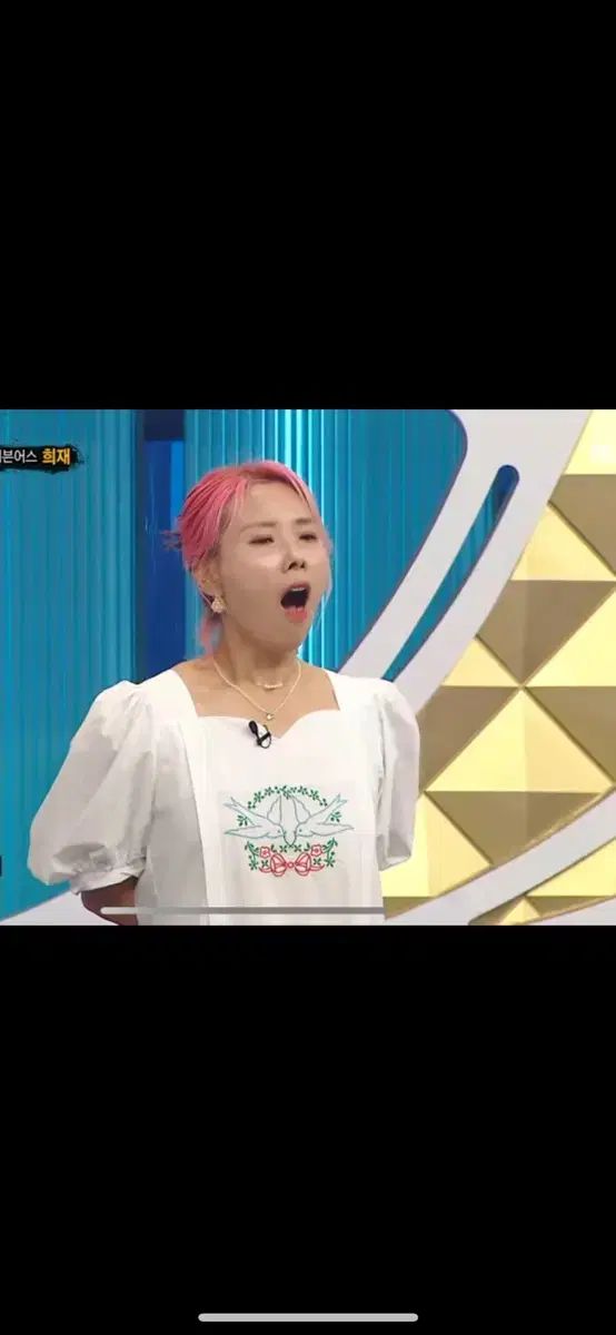 ネックLINE刺繍パフLongロング丈ワンピース