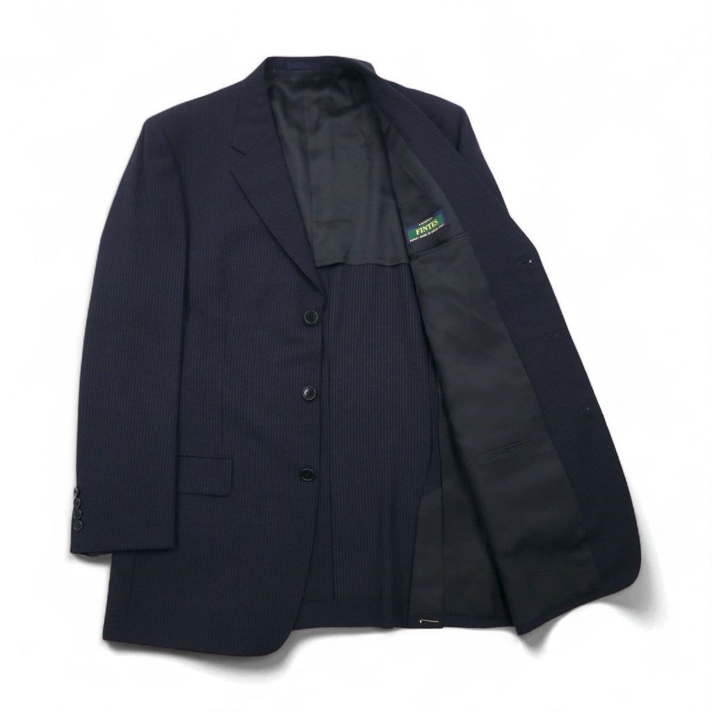 ポールスミスバーズアイ3Bスーツ Paul Smith 90年代 3B スーツ セットアップ XL ブラック