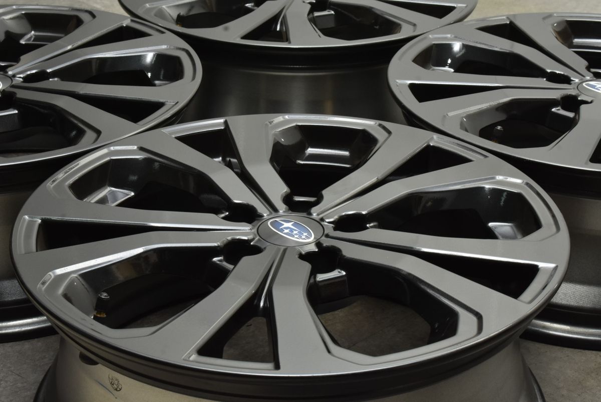 良好品】スバル SK フォレスター 純正 18in 7J +48 PCD114.3 4本販売