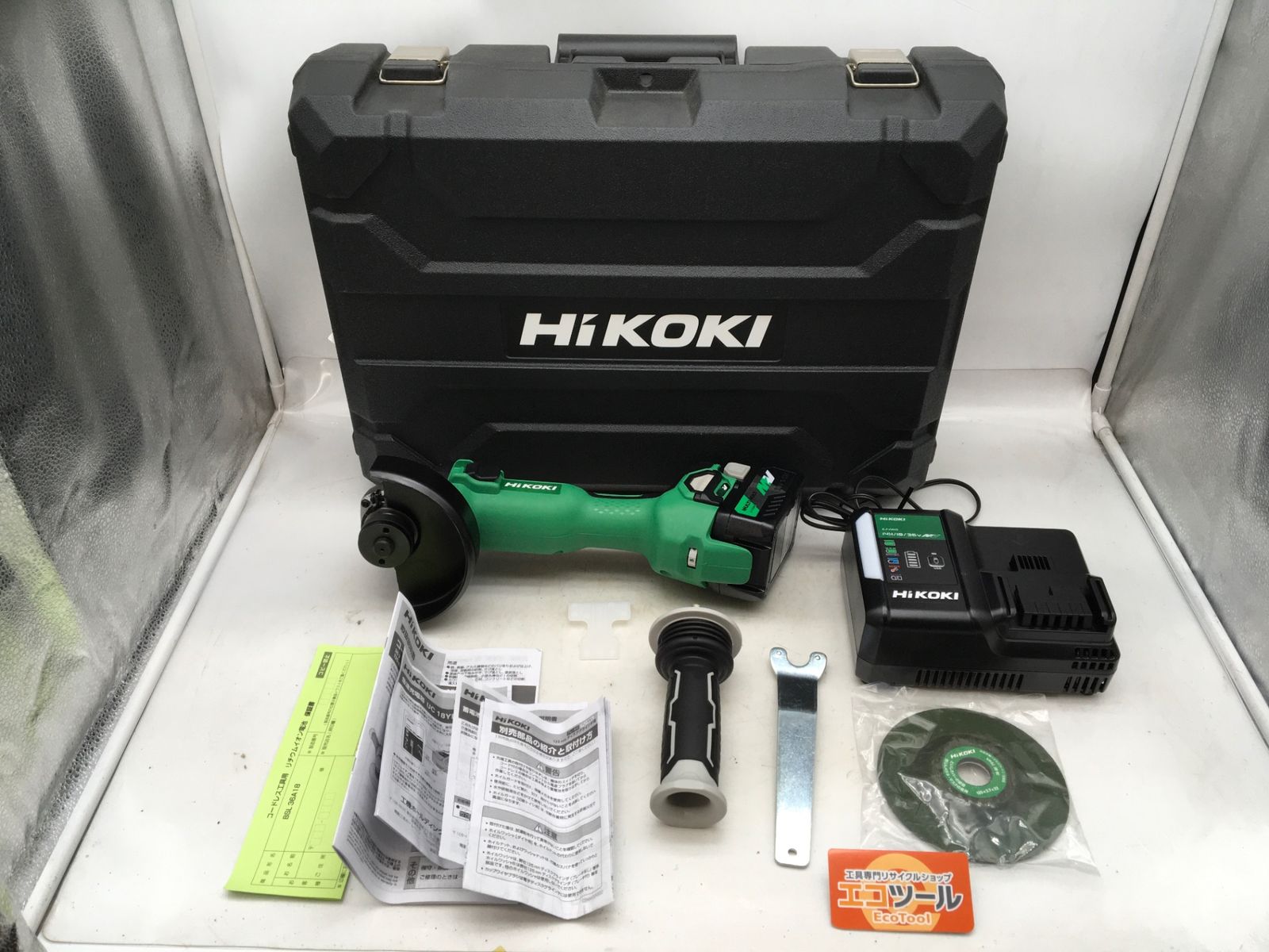 ♥に近い HiKOKI|ハイコーキ 36vコードレスディスクグラインダ G3613DAXP ITGCTPX3RMVC エコツール知立店 M02