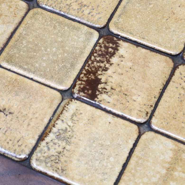 ネストテーブル タイルトップ ローテーブルセット ヴィンテージ