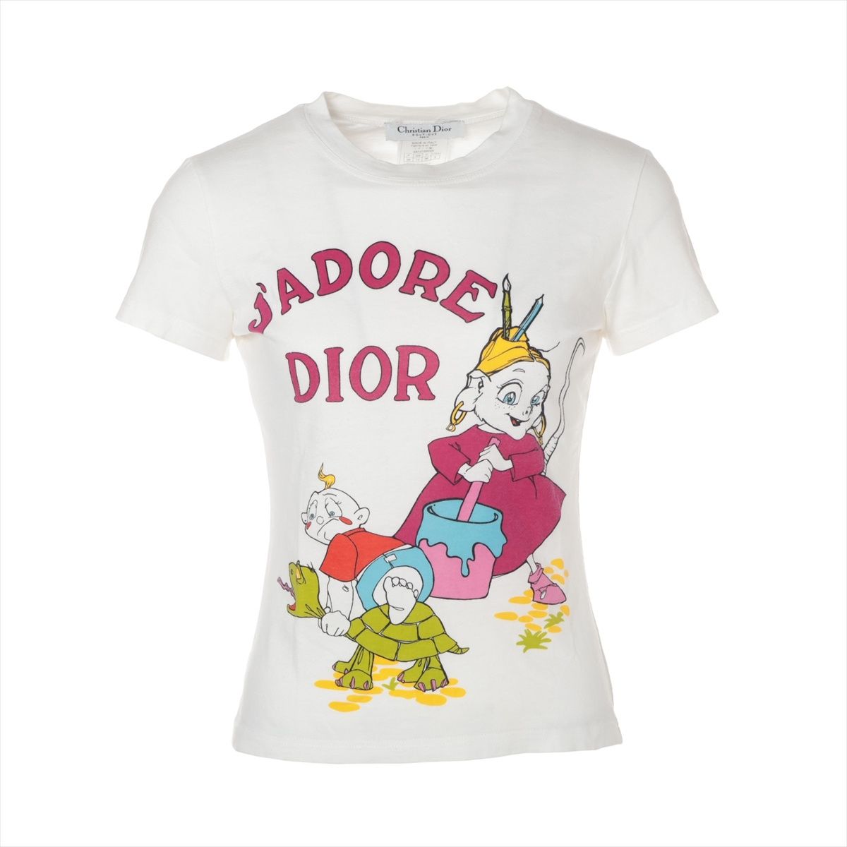 Christian Dior クリスチャンディオール 半袖Ｔシャツ コットン 2002 ガリアーノ 38