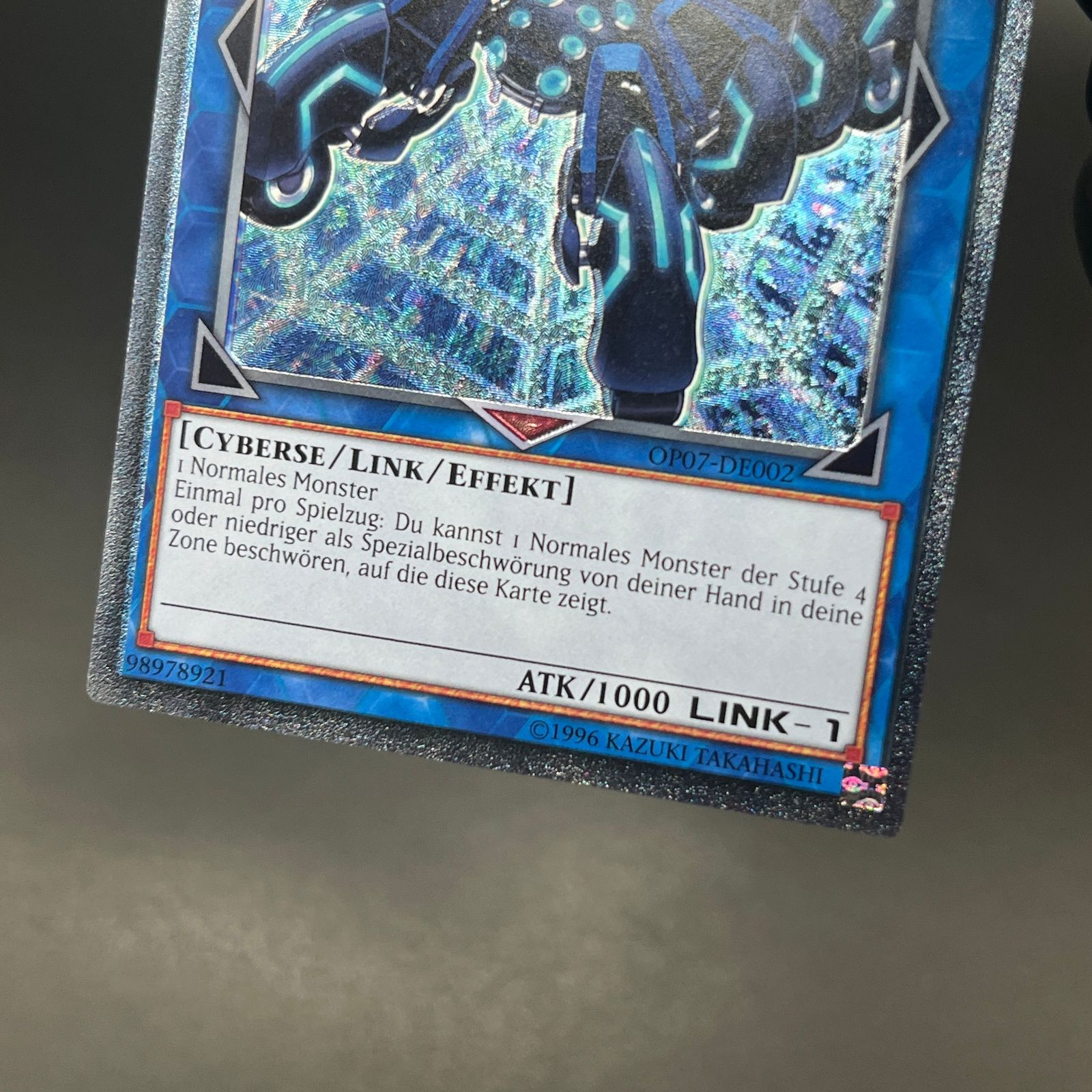 遊戯王 リンク・スパイダー/レリーフ/ドイツ/EU版 A