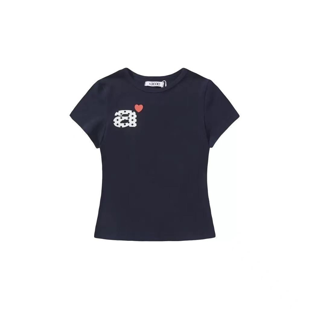 AEAE エーイーエーイー DOT SMALL LETTER TEE 人気 Tシャツ 半袖