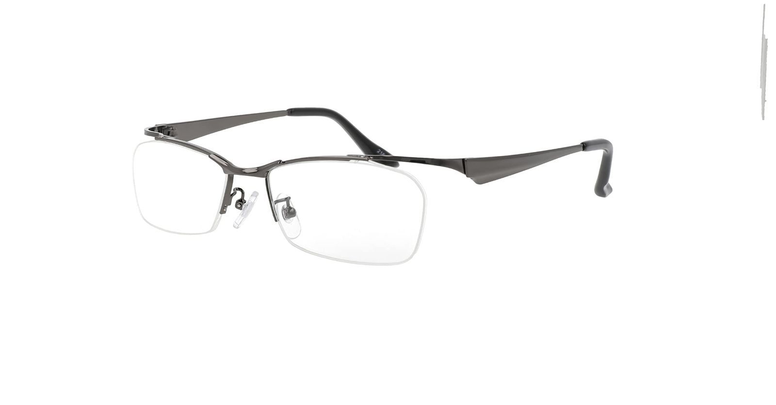 Color ガンメタル_Size 3.00 FEELLIFE リーディンググラス ナイロール メンズ 老眼鏡 FLM-005-2 3.00 ガンメタル 鯖江メーカー企画