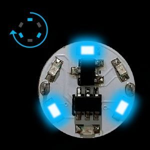 新品未開封】LEDモジュール（磁気スイッチ付き）3LED回転点灯 白/青/赤 