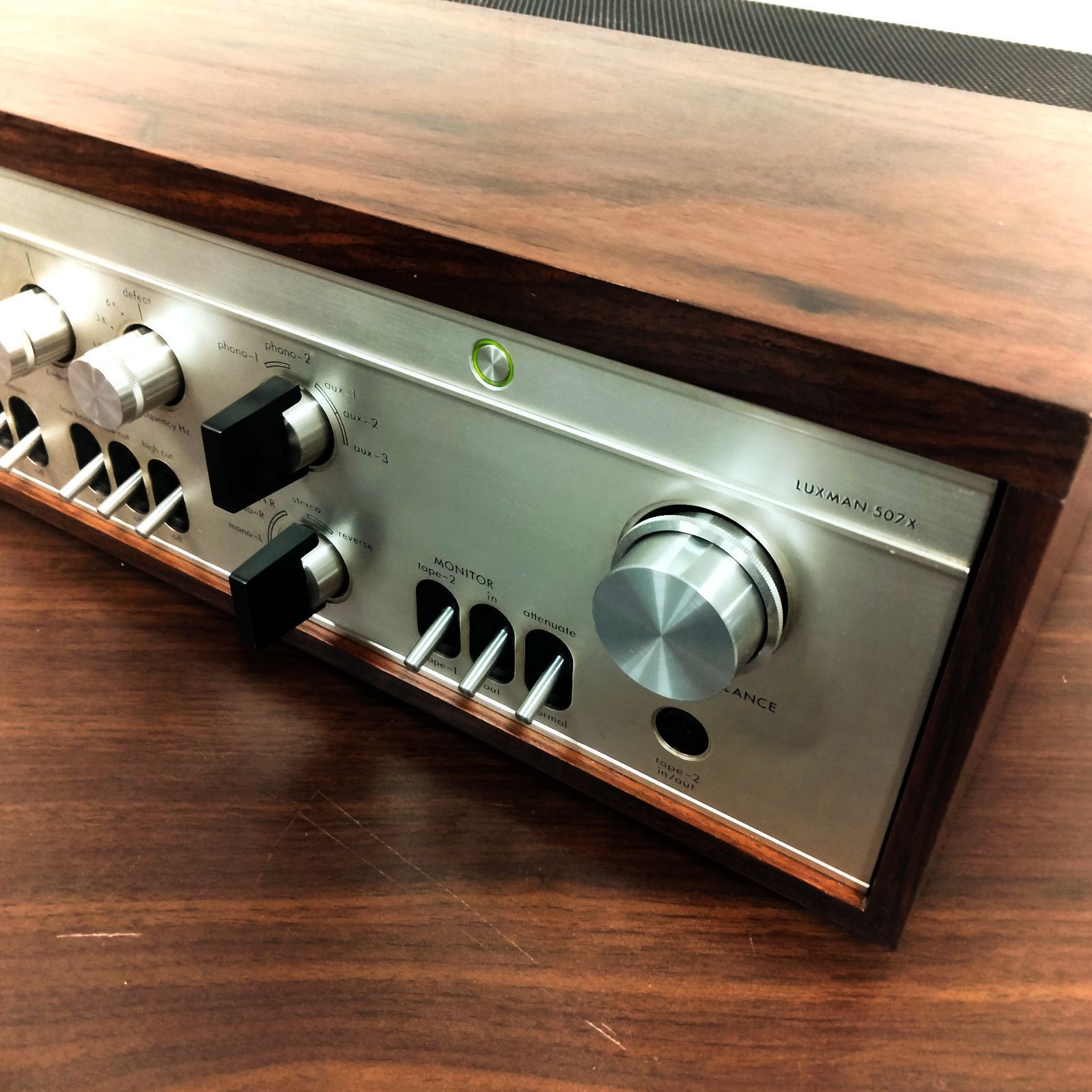 LUXMAN ラックスマンSQ507Xプリメインアンプ現状品ジャンク N-4675] ジャンク品 LUXMAN ラックスマン SQ507x プリメインアンプ