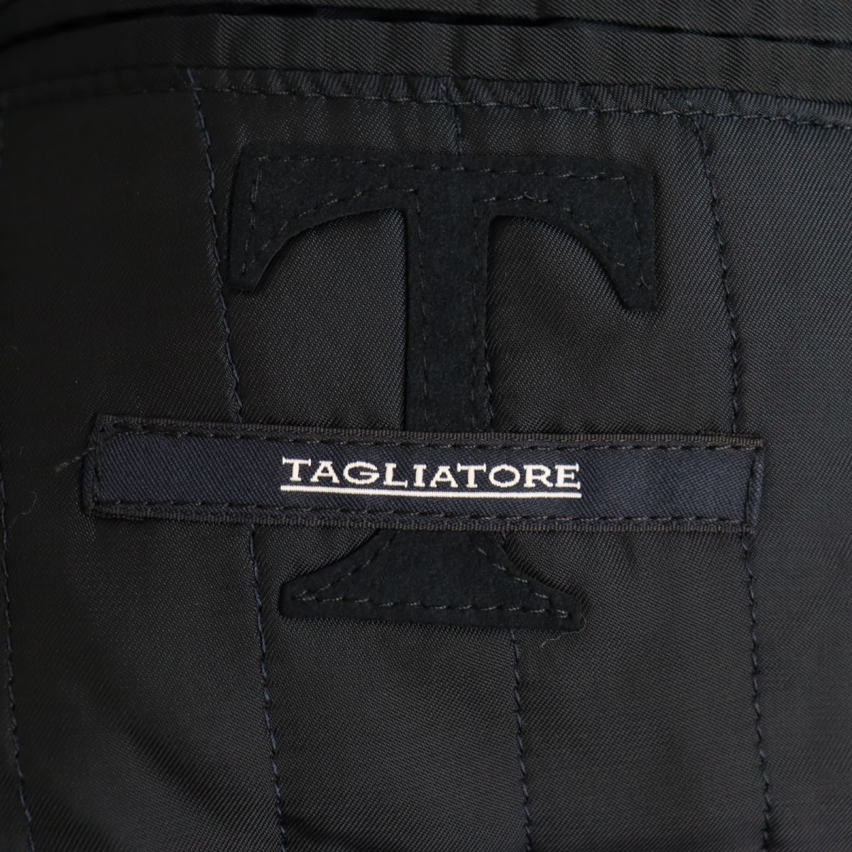 美品◇TAGLIATORE タリアトーレ THOMAS 34UIC135 比翼仕立て ミドル丈