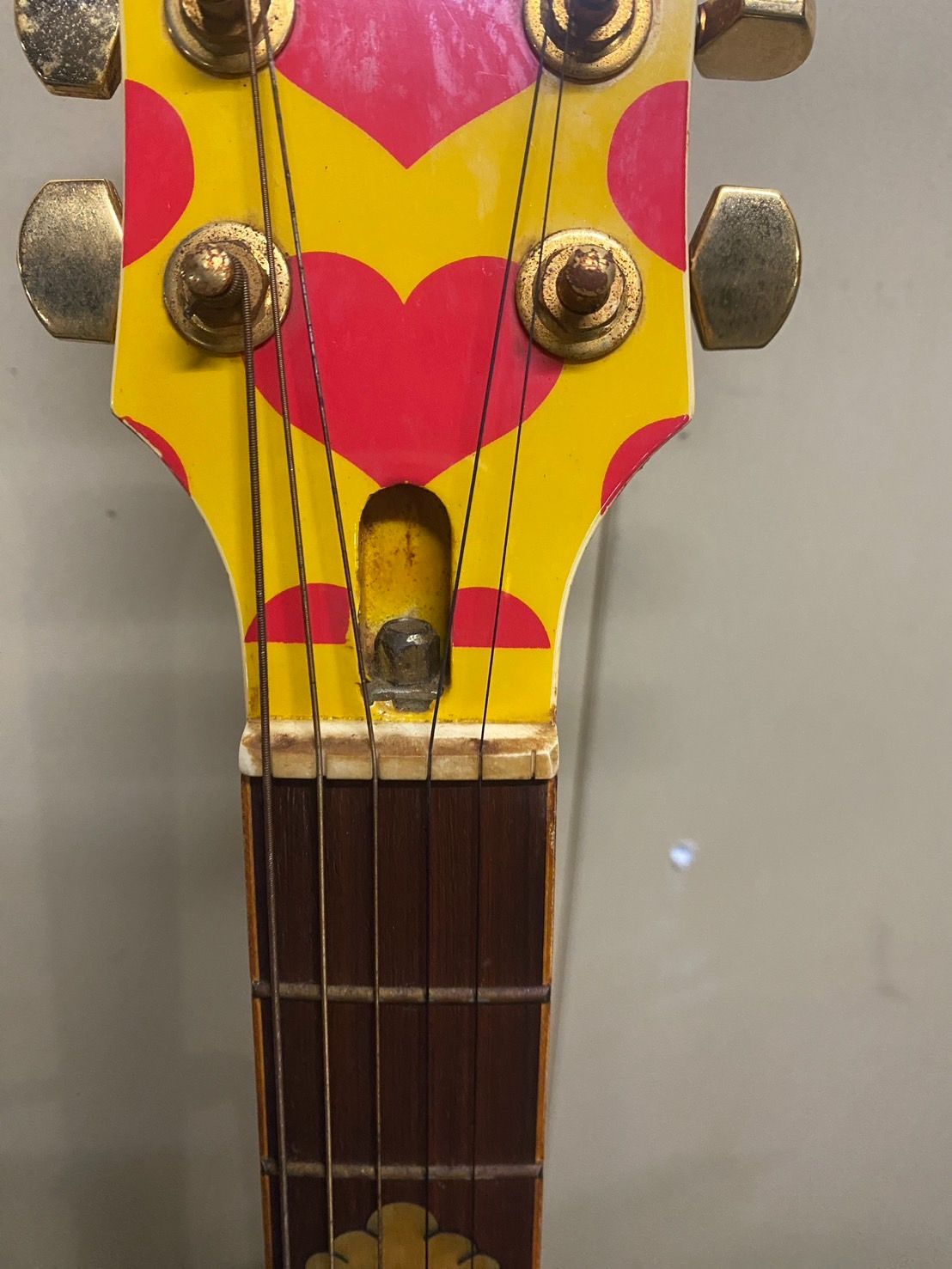 楽器】☆1点のみ☆【レア】hide イエローハート MG145S フェルナンデス