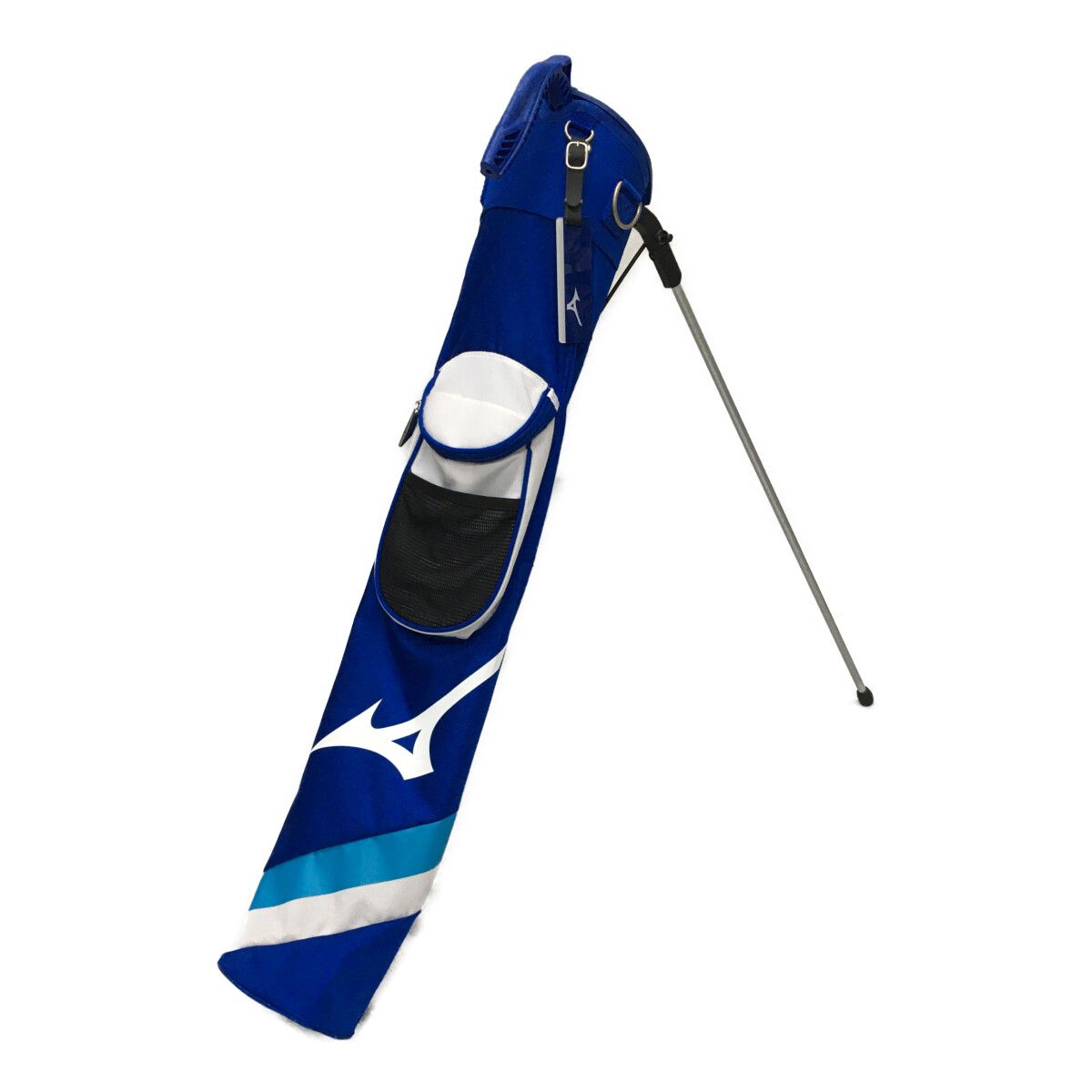 中古 ミズノゴルフ mizunoGOLF セルフスタンドバック ブルー 青 訳あり