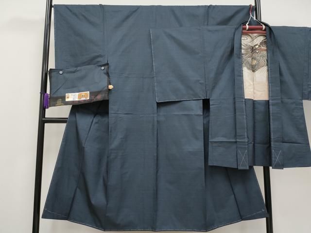 平和屋着物□極上 男性 本場大島紬 アンサンブル 100亀甲 総詰め 久保  