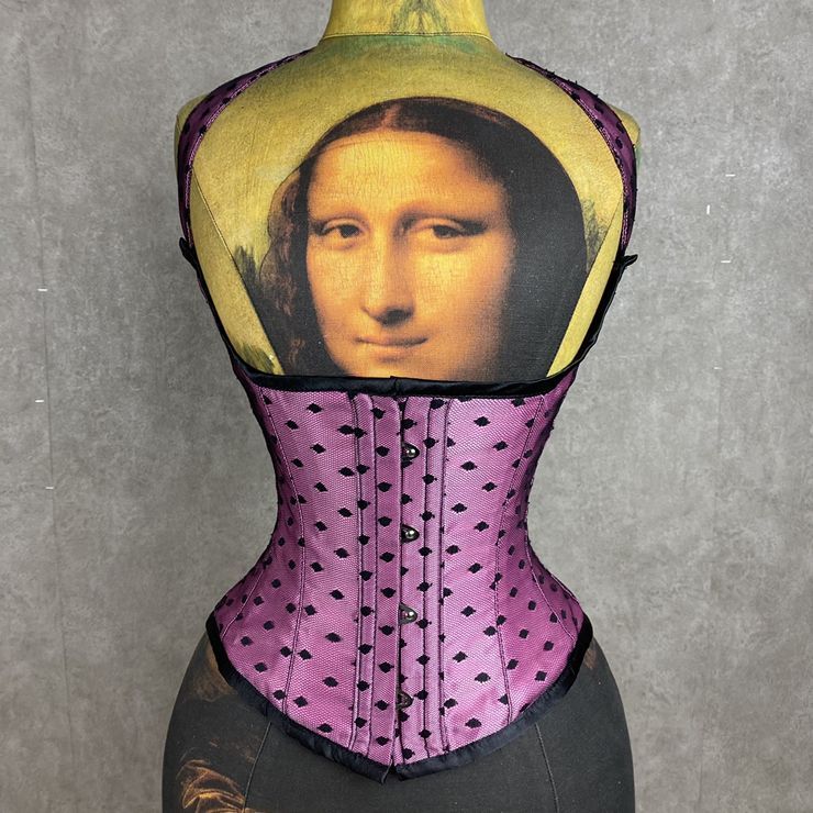 コルセット VERSATILE FASHIONS＊HALTER CORSET-PINK DOT＊20インチ＊ピンク