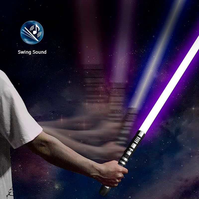  YDDセーバー ライトセーバー RGB 変化 金属 アルミ柄 ゴースト フォースFX ブラックシリーズ 3モードサウンド付き 本格的な激しい戦いが シングル ブラック おもちゃ 犬用品