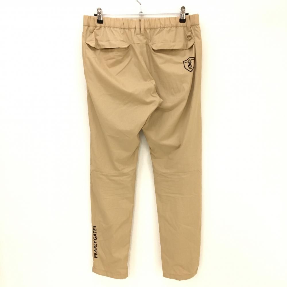 お見逃しなく! パーリーゲイツ パンツ ベージュ 蓄熱裏地 ドローコード メンズ 6 XL ゴルフウェア PEARLY GATES 間違いなく
