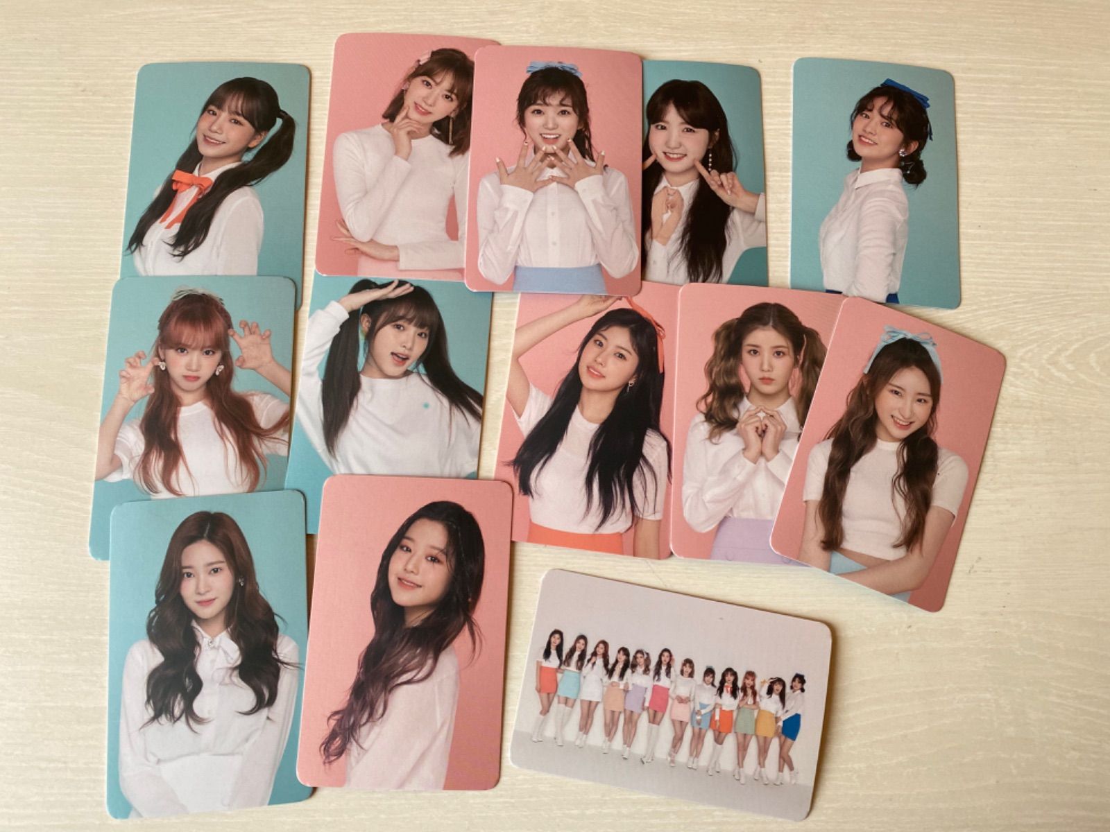 IZ*ONE mwave トレカ ミーグリ ユジン 奈子 チェウォン - タレントグッズ