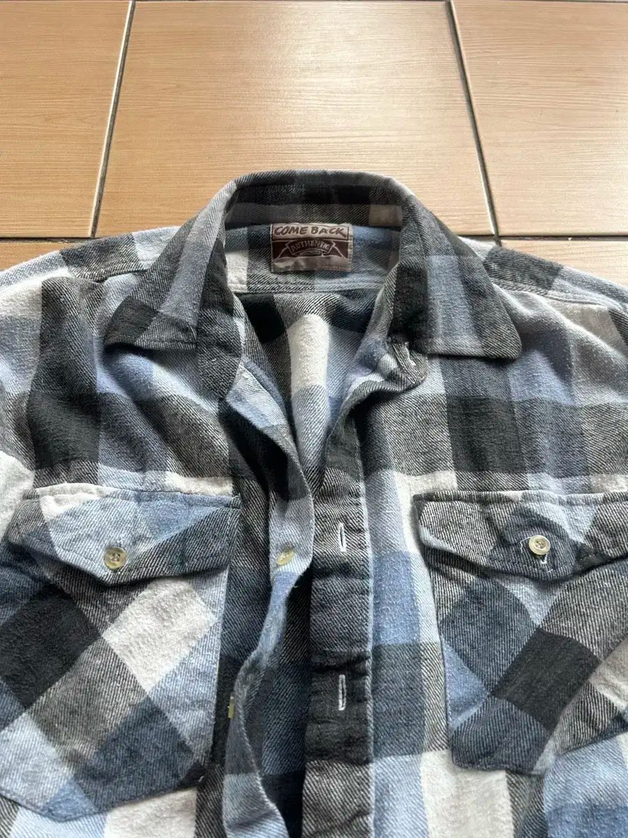ヴィンテージ チェック フランネルシャツ