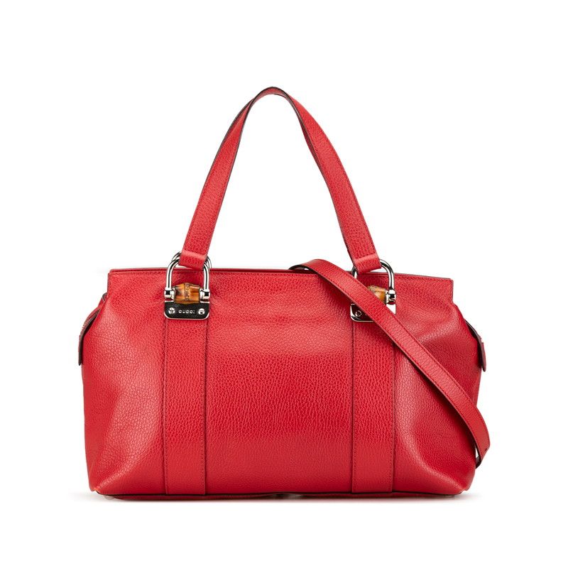 グッチ バンブー ハンドバッグ ショルダーバッグ 2WAY 355772 レッド 
