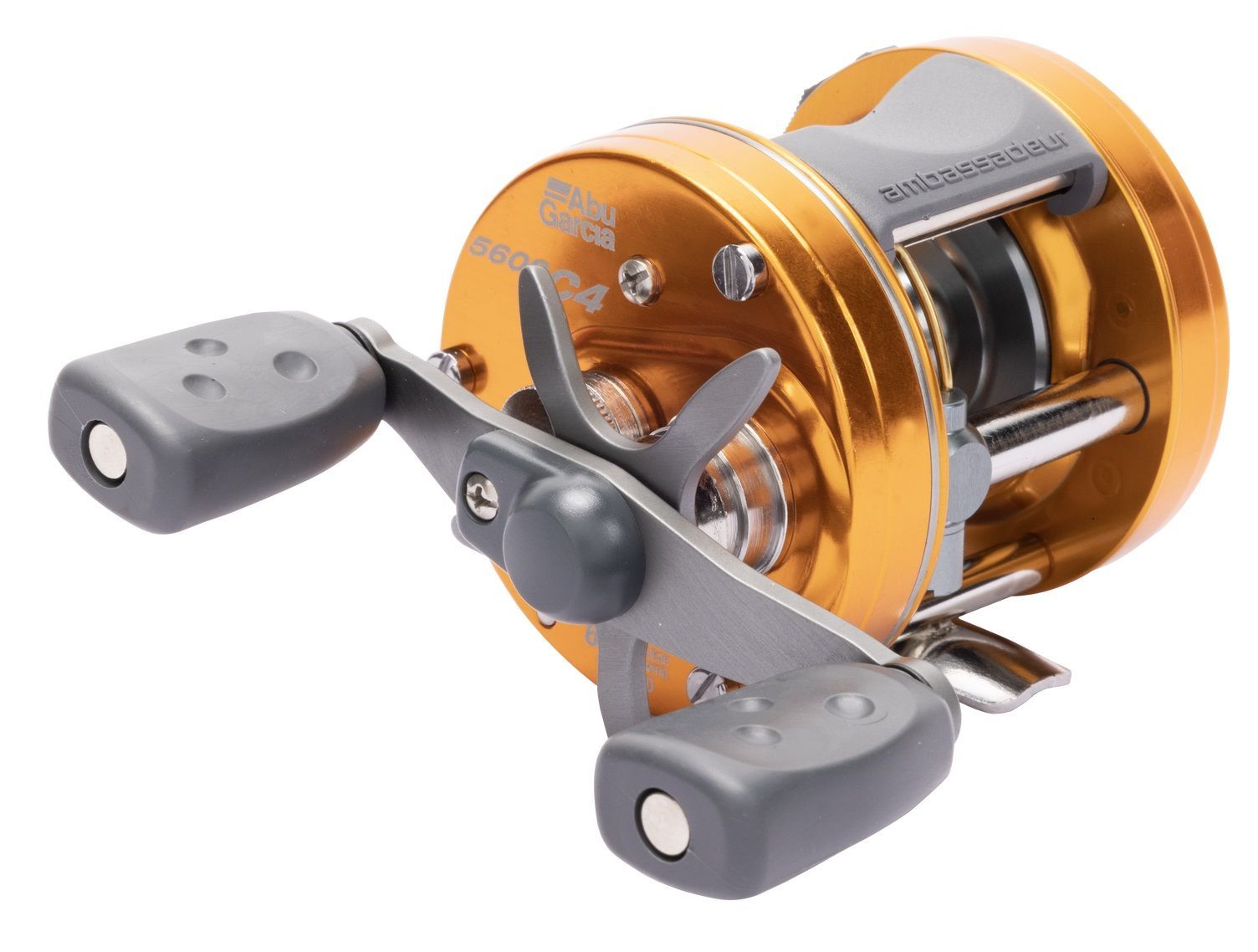 ハネダクラフト　ウッド　ハンドル　アンバサダー　アブガルシア　雷魚　ナマズ　バス S35-BK-F-BK】NSクラフト リールハンドル (ABU 五十鈴工業 アブ