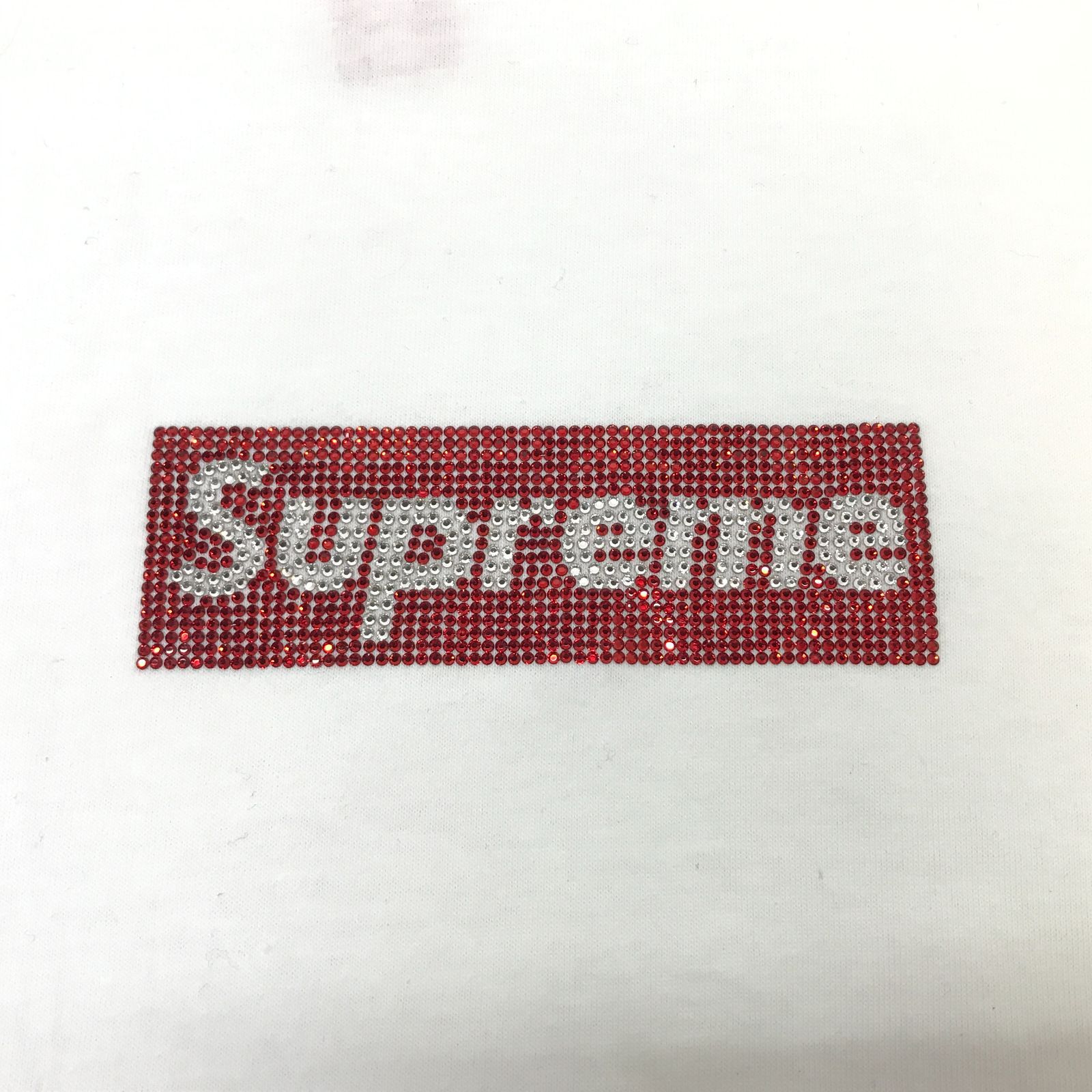 01m1636 Supreme シュプリーム Swarovski Box Logo Tee 