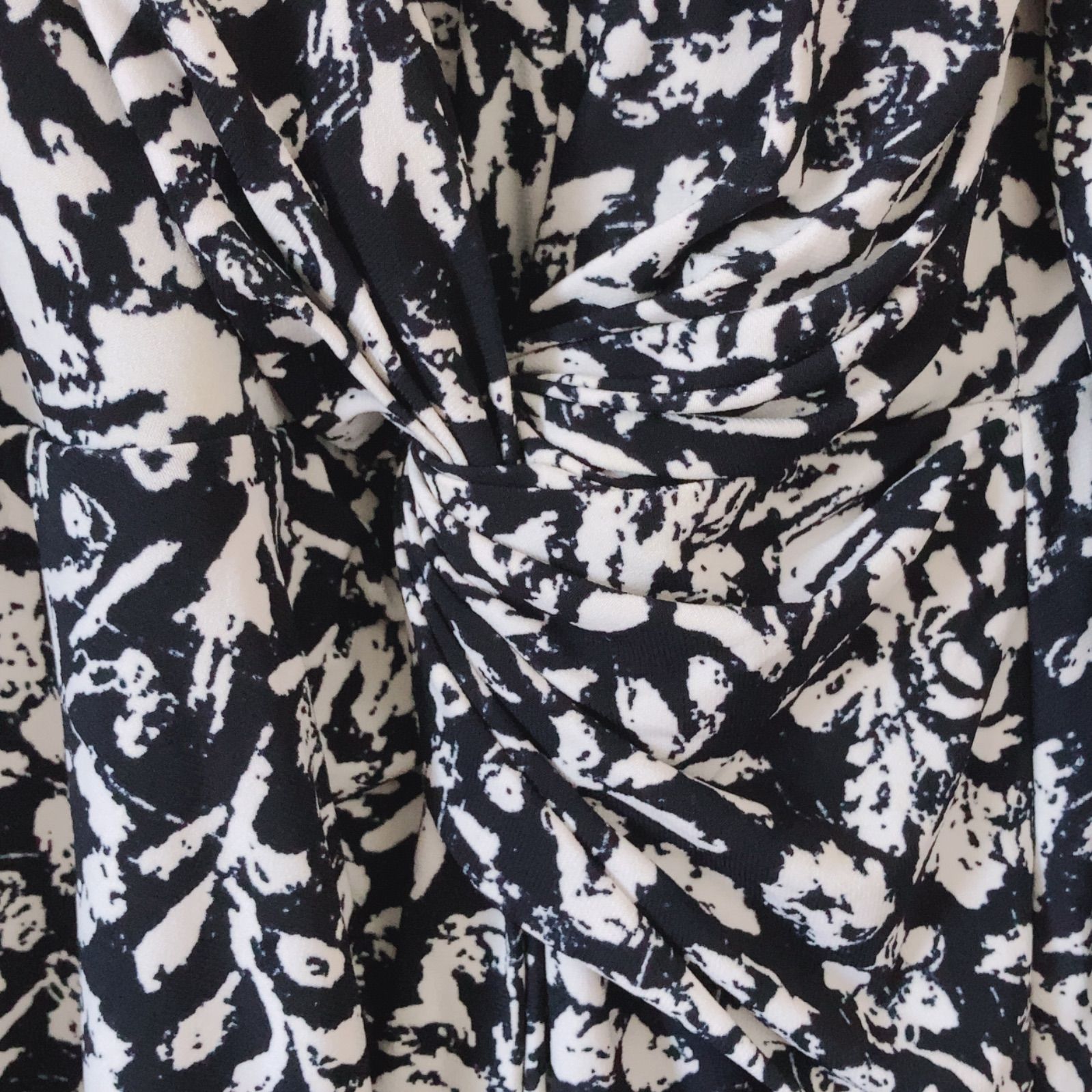 ■LAUREN RALPH LAURENストレッチカシュクールワンピース裏地付き ローレンラルフローレン】美品✨カシュクール ワンピース
