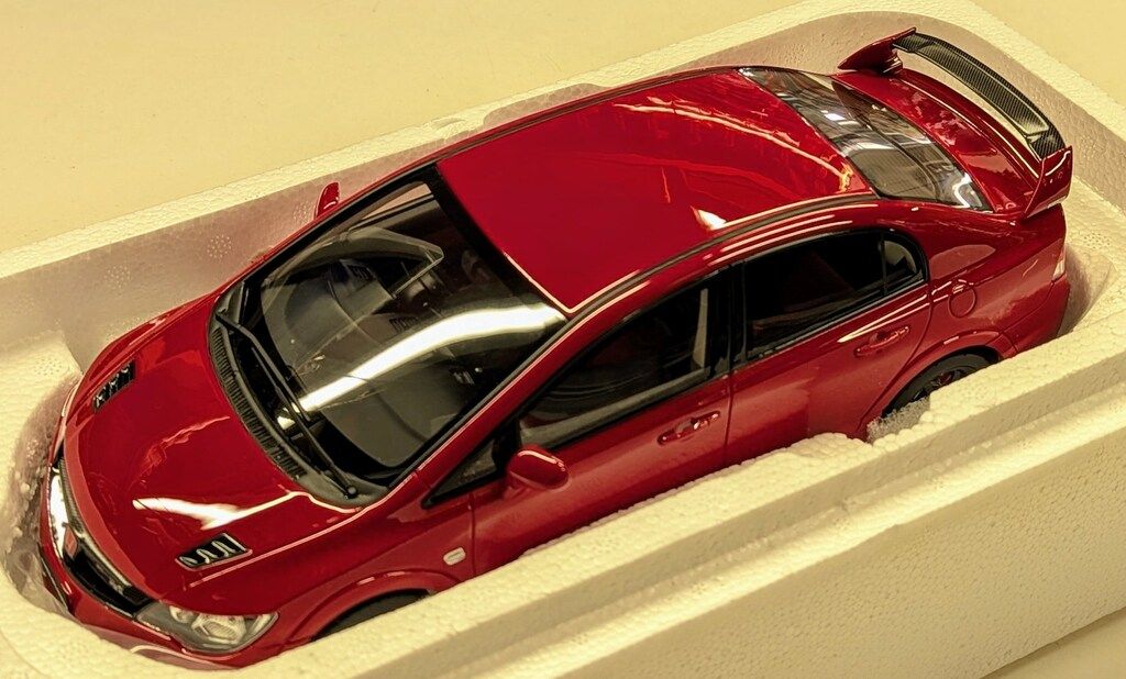 京商 1|18 SAMURAI Honda Civic Mugen RR Red